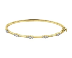 Apart Bransoletka z żółtego złota z brylantami - 0,33 ct - próba 585