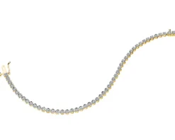 Apart Bransoletka z żółtego złota z brylantami - 18 cm - 2,50 ct - próba 585< Bransoletki Z Diamentami