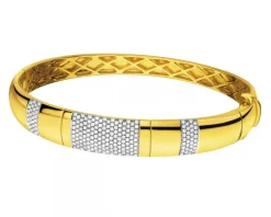 Online Apart Bransoletka z żółtego złota z brylantami - 0,88 ct - próba 585