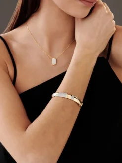 Online Apart Bransoletka z żółtego złota z brylantami - 0,88 ct - próba 585