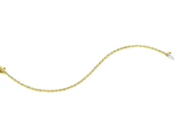 Hot Apart Bransoletka z żółtego złota z brylantami - 18 cm - 0,50 ct - próba 585