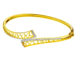 Apart Bransoletka z żółtego złota z diamentami - 0,10 ct - próba 585< Bransoletki Z Diamentami