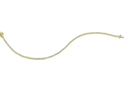 Apart Bransoletka z żółtego złota z brylantami - 18 cm - 1,00 ct - próba 585< Bransoletki Z Diamentami