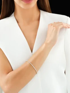 Apart Bransoletka z żółtego złota z brylantami - 18 cm - 3,58 ct - próba 585< Bransoletki Z Diamentami