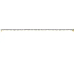 Discount Apart Bransoletka z żółtego złota z diamentami - 18 cm - 1,25 ct - próba 585