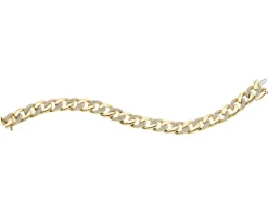 Clearance Apart Bransoletka z żółtego złota z diamentami - 19 cm - 0,87 ct - próba 585