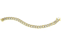 Apart Bransoletka z żółtego złota z diamentami - 19 cm - 2,10 ct - próba 585< Wszystkie