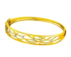 Sale Apart Bransoletka z żółtego złota z diamentami - 0,05 ct - próba 585