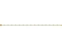 Discount Apart Bransoletka z żółtego złota z brylantami - 18 cm - 0,16 ct - próba 585