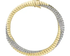 Apart Bransoletka z żółtego złota z brylantami - 18 cm - 1,43 ct - próba 585< Wszystkie