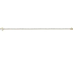 Online Apart Bransoletka z żółtego złota z brylantami - 18 cm - 0,75 ct - próba 585