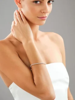 Online Apart Bransoletka z żółtego złota z brylantami laboratoryjnymi - 19 cm - 3,00 ct - próba 750