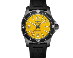 Clearance Breitling Superocean Automatic 46 Black Steel
