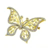 Discount Apart Broszka - zawieszka z żółtego złota z brylantami - motyl - 1,35 ct - próba 750