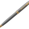 Parker Długopis Sonnet chiselled silver GT
