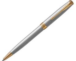 Parker Długopis Sonnet stainless steel GT< Długopisy Parker
