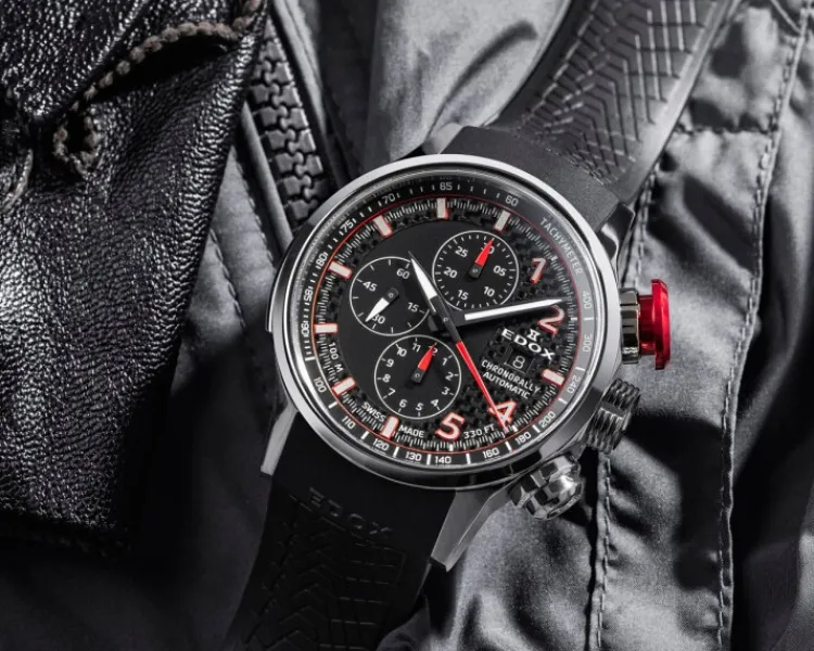 Outlet Edox Chronorally Chronograph Automatic