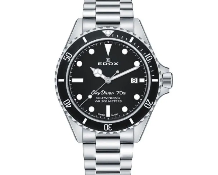 Edox Sky Diver 70's Date Automatic< Zegarki Męskie