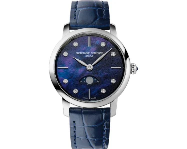 Frederique Constant Slimline Ladies Moonphase< Zegarki Damskie