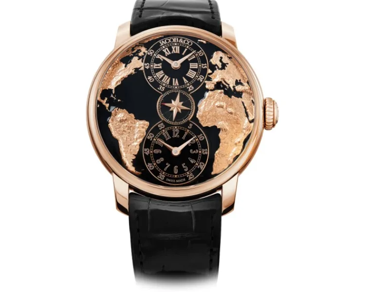 Clearance Jacob & Co. Jacob & Co. Dual Timezone