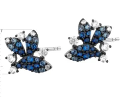 Apart Kolczyki srebrne z cyrkoniami - liście< Wszystkie