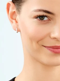Apart Kolczyki srebrne z cyrkoniami - serca, koła< Wszystkie