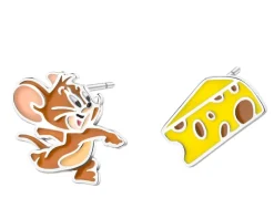 Apart Kolczyki srebrne z emalią - Tom and Jerry, Jerry, Warner Bros. Discovery< Wszystkie