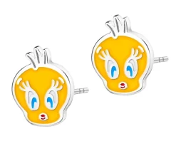 Apart Kolczyki srebrne z emalią - Looney Tunes, Tweety, Warner Bros. Discovery< Wszystkie
