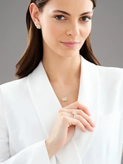 Apart Kolczyki z białego i żółtego złota z diamentami - VS1-VS2/Fancy Light Yellow - 2,61 ct - próba 750< Kolczyki Z Diamentami