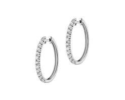 Apart Kolczyki z białego złota z brylantami - koła - 1,00 ct - próba 585< Kolczyki Z Diamentami