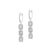 Best Apart Kolczyki z białego złota z diamentami - 0,60 ct - próba 585