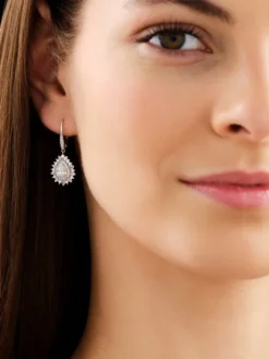 Apart Kolczyki z białego złota z diamentami - 1,74 ct - próba 585< Kolczyki Z Diamentami