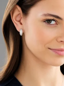 Apart Kolczyki z białego złota z brylantami - 1,05 ct - próba 750< Kolczyki Z Diamentami