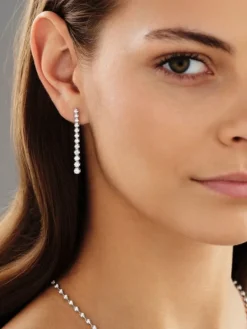 Apart Kolczyki z białego złota z brylantami - 1,00 ct - próba 750< Wszystkie