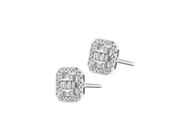 Apart Kolczyki z białego złota z diamentami - 0,29 ct - próba 585< Wszystkie