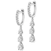 Sale Apart Kolczyki z białego złota z diamentami - 1,07 ct - próba 585