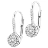 New Apart Kolczyki z białego złota z brylantami - 0,18 ct - próba 585