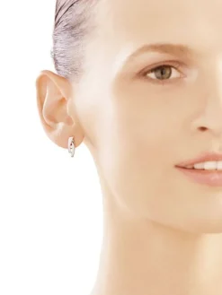 Sale Apart Kolczyki z białego złota z brylantami - 0,02 ct - próba 585