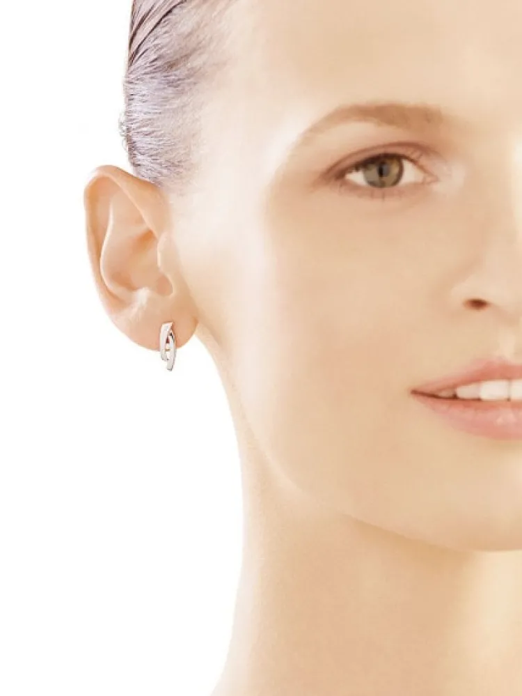 Sale Apart Kolczyki z białego złota z brylantami - 0,02 ct - próba 585