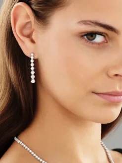 Apart Kolczyki z białego złota z brylantami - 2,14 ct - próba 750< Wszystkie