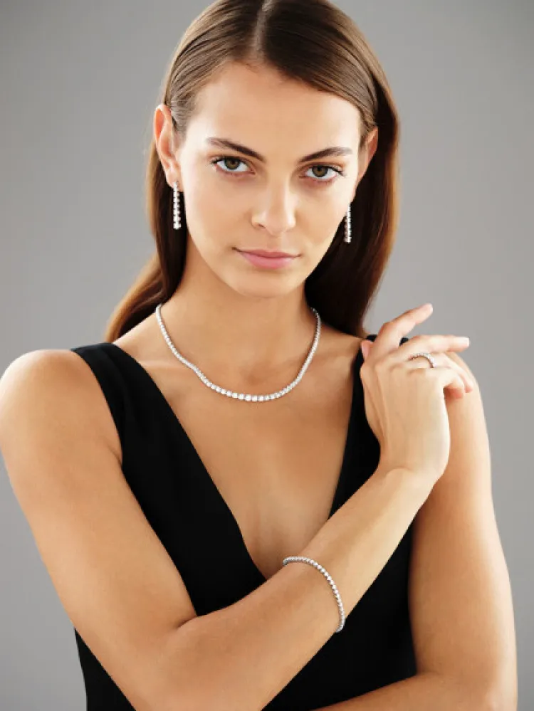 Apart Kolczyki z białego złota z brylantami - 2,14 ct - próba 750< Wszystkie