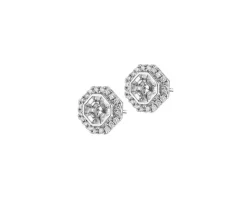 Apart Kolczyki z białego złota z diamentami - 1,07 ct - próba 750< Kolczyki Z Diamentami