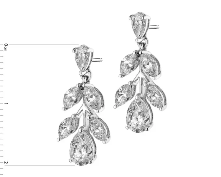 Apart Kolczyki z białego złota z diamentami - 2,28 ct - próba 750< Wszystkie