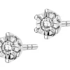 Apart Kolczyki z białego złota z brylantami - 0,05 ct - próba 585< Wszystkie