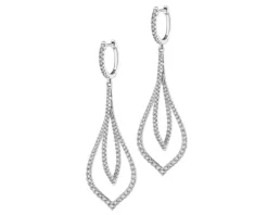 Apart Kolczyki z białego złota z brylantami - 1,50 ct - próba 585< Kolczyki Z Diamentami
