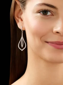 Apart Kolczyki z białego złota z brylantami - 1,50 ct - próba 585< Kolczyki Z Diamentami