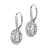 Apart Kolczyki z białego złota z diamentami - SI1/G - 2,70 ct - próba 750< Kolczyki Z Diamentami