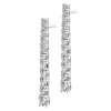 Outlet Apart Kolczyki z białego złota z brylantami - 1,70 ct - próba 750