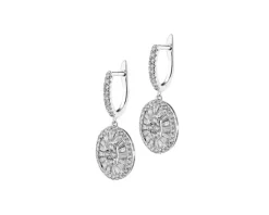 Apart Kolczyki z białego złota z diamentami - 0,85 ct - próba 585< Wszystkie