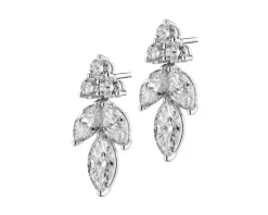 Apart Kolczyki z białego złota z diamentami - 2,22 ct - próba 750< Kolczyki Z Diamentami